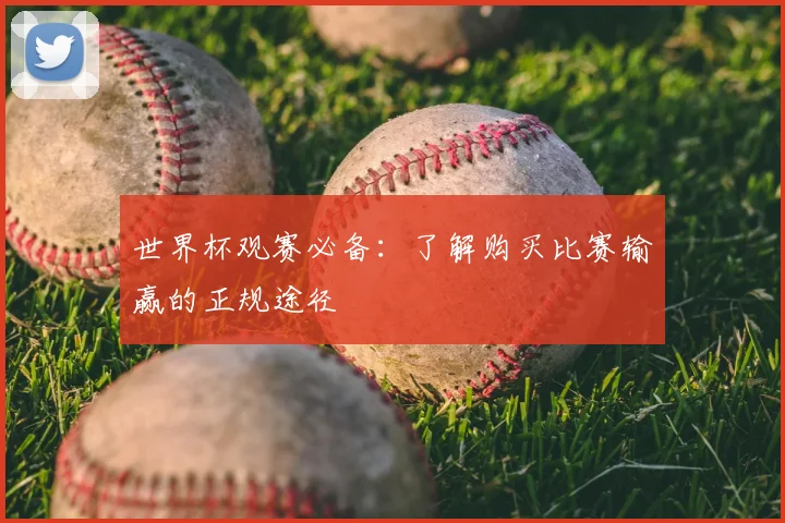 世界杯观赛必备：了解购买比赛输赢的正规途径